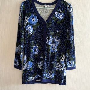 Isaac Mizrahi Live Button Down Cardigan